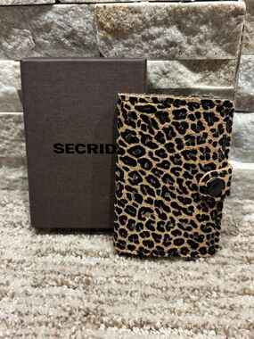 Secrid Leopard Print Mini Wallet